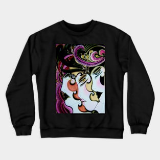 ART DECO FLAPPER TRIO POSTER PRINT Crewneck Sweatshirt